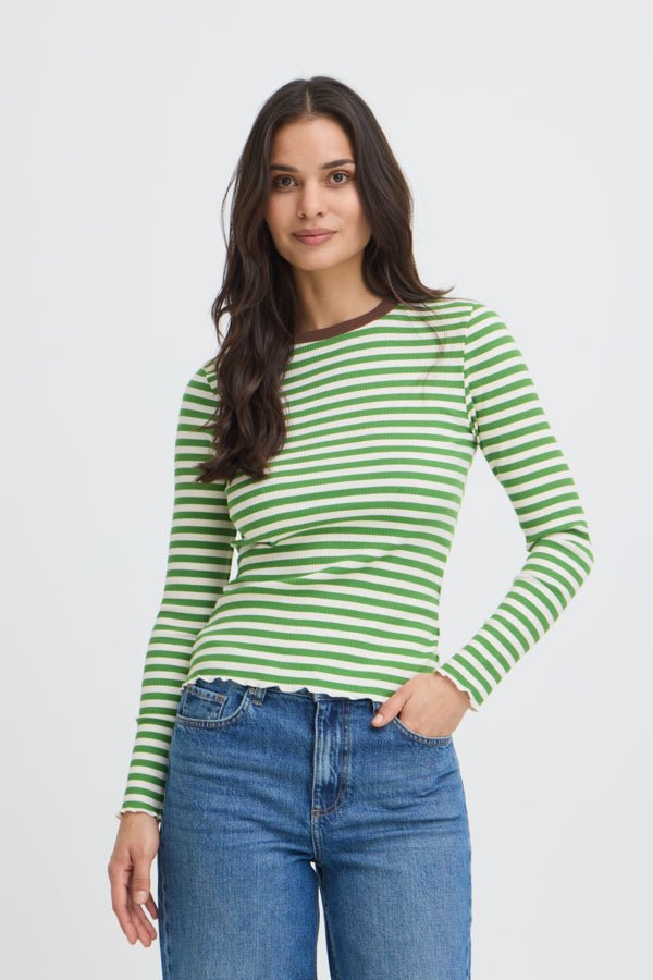 Bysinne Rib Tshirt van b.young – T-shirts voor dames | Meisjes Brugge