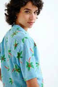 Camisa con estampado Cocotero Small – Shirts voor dames in kleur | Meisjes