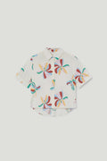 Camisa con estampado Monarda – Shirts voor dames in kleur | Meisjes