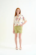 Camisa con estampado Monarda – Shirts voor dames in kleur | Meisjes