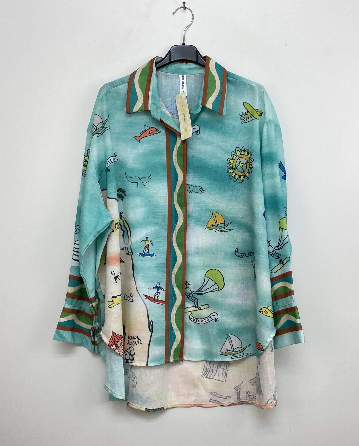blauw One Size Shirts - By the Sea Shirt van Meisjes