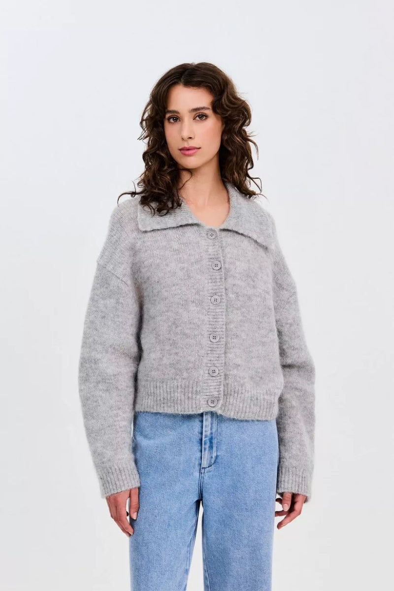 GSM grey medium Cardigans - Chilo Cardigan van CKS