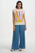Chrissy Relaxed Tank T-Shirt ss26 van Sugarhill Boutique – T-shirts voor dames | Meisjes Brugge