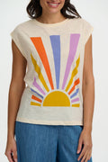 Chrissy Relaxed Tank T-Shirt ss26 van Sugarhill Boutique – T-shirts voor dames | Meisjes Brugge