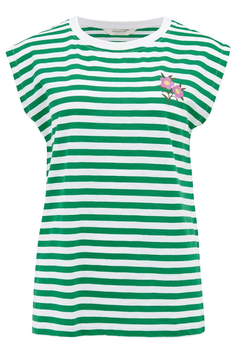 Chrissy Relaxed Tank T-Shirt ss26 van Sugarhill Boutique – T-shirts voor dames | Meisjes Brugge
