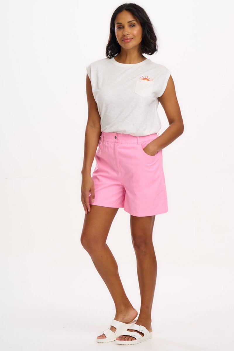 Chrissy Relaxed Tank T-Shirt van Sugarhill Boutique – T-shirts voor dames | Meisjes Brugge