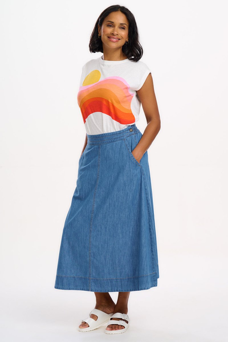Chrissy Relaxed Tank T-Shirt van Sugarhill Boutique – T-shirts voor dames | Meisjes Brugge