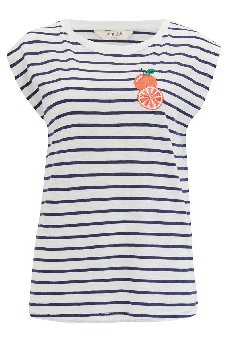 T-shirts - Chrissy Relaxed Tank T-Shirt van Sugarhill Boutique