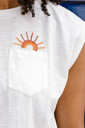 T-shirts - Chrissy Relaxed Tank T-Shirt van Sugarhill Boutique