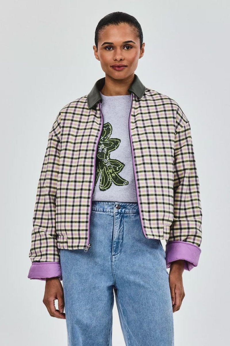 Cocoa Lightweight down reversibel jacket – Jassen voor dames in kleur | Meisjes