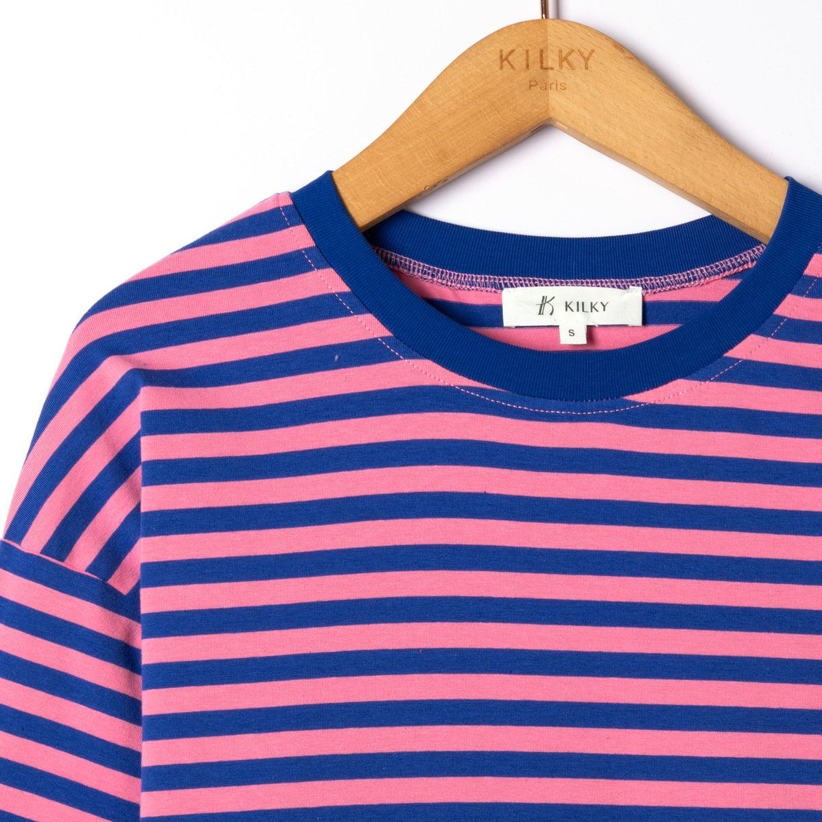 Contrast border striped longsleeve van Kilky – T-shirts voor dames | Meisjes Brugge