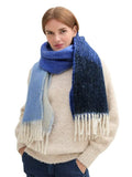 Sjaals - cosy brushed colorflow scarf van Tom Tailor