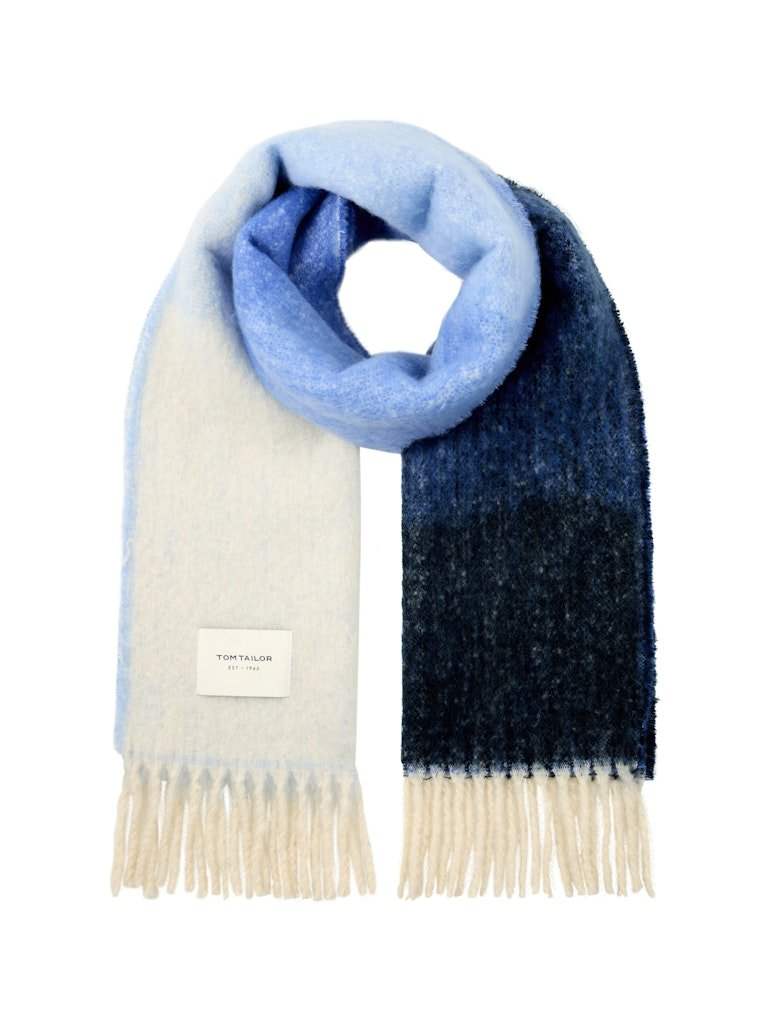 Sjaals - cosy brushed colorflow scarf van Tom Tailor