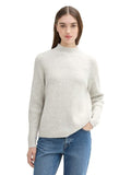 Pulls cozy mock neck pullover van Tom Tailor