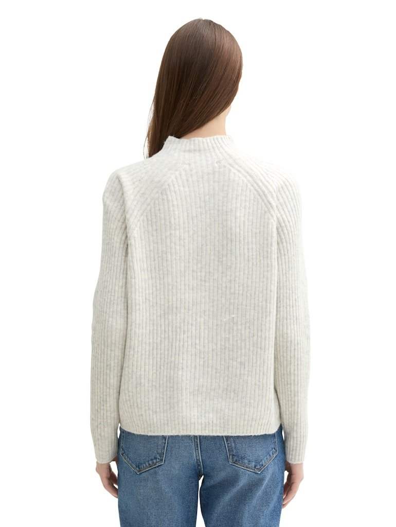 Pulls cozy mock neck pullover van Tom Tailor