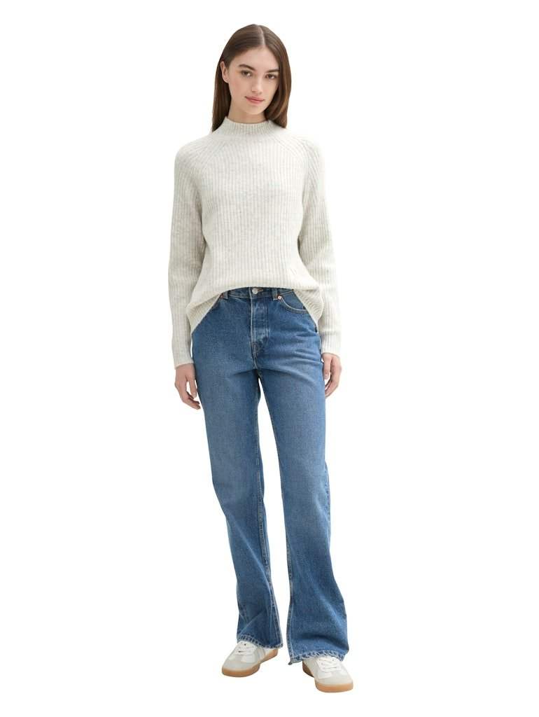 Pulls cozy mock neck pullover van Tom Tailor