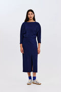 BLD blue dark Jurken - Davin Dress navy van CKS