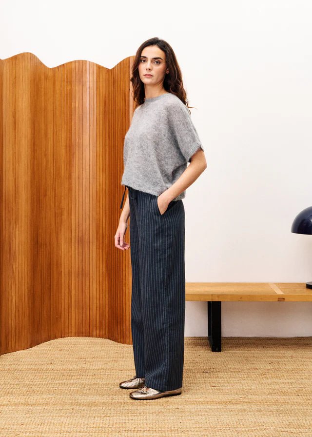 GRIS Pulls - Diamond Grey Sweater van FRNCH