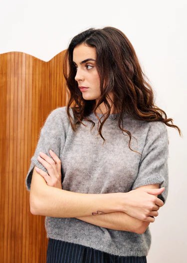 GRIS Pulls - Diamond Grey Sweater van FRNCH