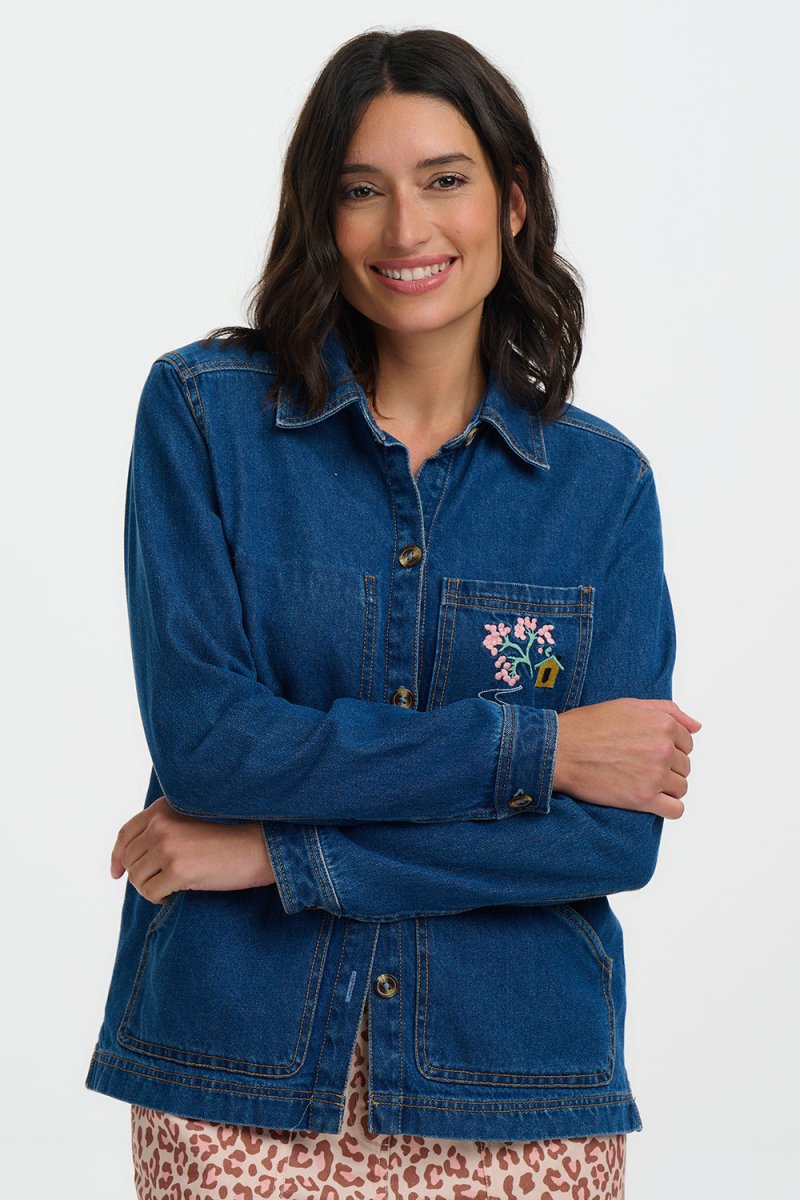 Dita Denim Jacket van Sugarhill Boutique – Jassen voor dames | Meisjes Brugge