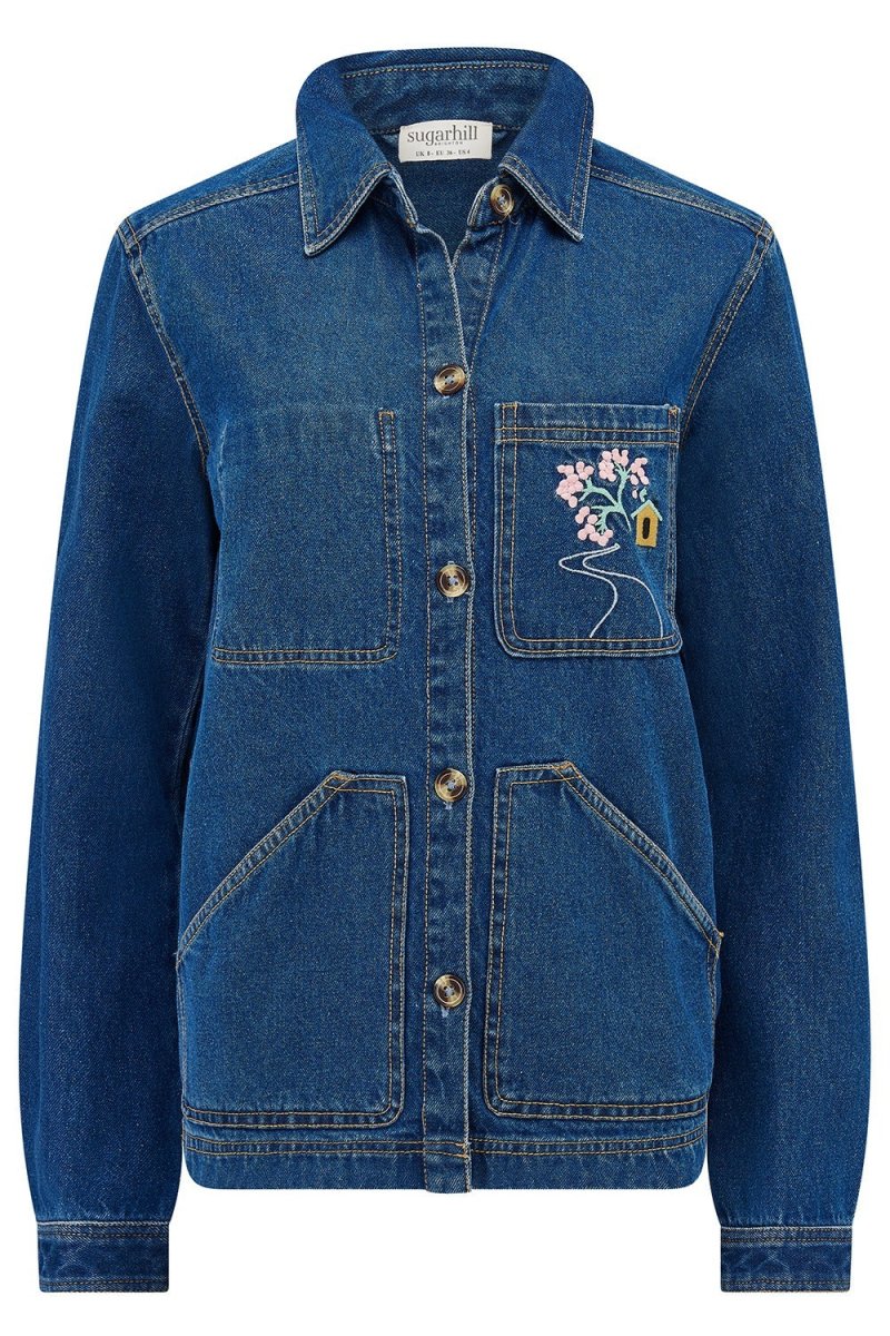 Dita Denim Jacket van Sugarhill Boutique – Jassen voor dames | Meisjes Brugge