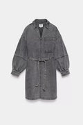 GSD grey denim Jurken - Dow Dress van CKS