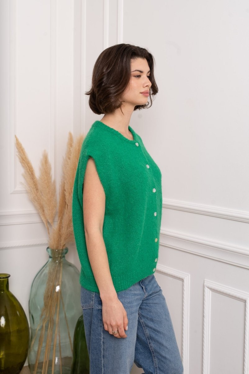 Eliza Debardeur – Cardigans voor dames in kleur | Meisjes