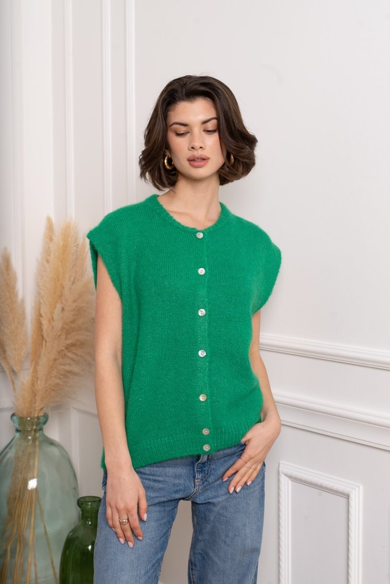 Eliza Debardeur – Cardigans voor dames in kleur | Meisjes