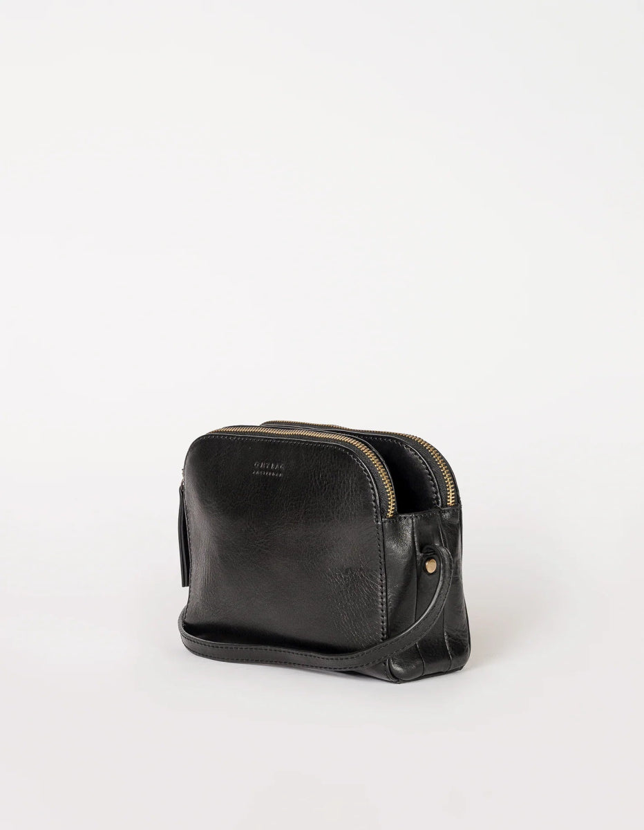 Handtassen - EMILY Black Stromboli Leather van O My Bag