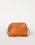 Cognac Stromboli leather Handtassen - EMILY Cognac Stromboli leather van O My Bag
