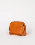 Handtassen - EMILY Cognac Stromboli leather van O My Bag