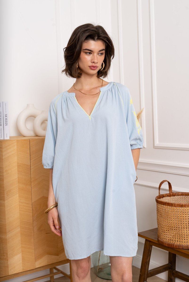 Flower embroidery summer dress van Kilky – Jurken voor dames | Meisjes Brugge
