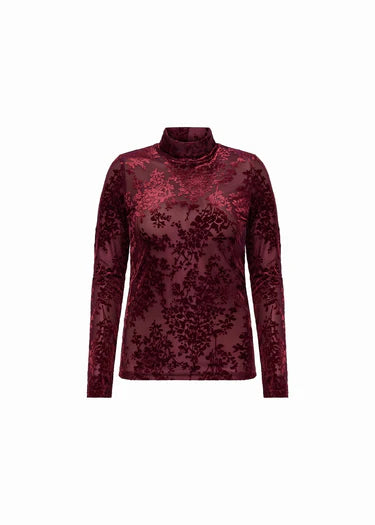 Tops - Carmelite Top bordeaux van FRNCH