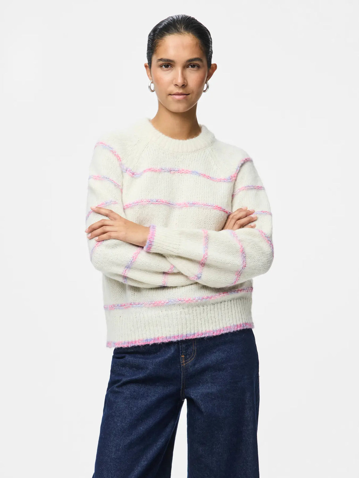 30% Pcnelia Ls O-Neck Knit Noos