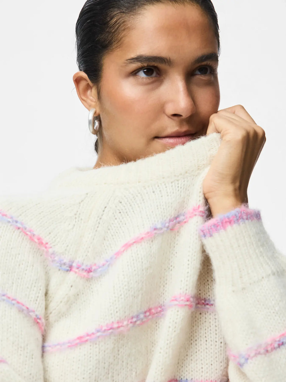 30% Pcnelia Ls O-Neck Knit Noos