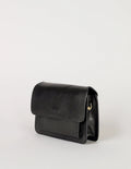Handtassen - HARPER MINI Black Classic Leather bag van O My Bag