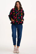 Cardigans - Hartley Zip Up Fleece van Sugarhill Boutique