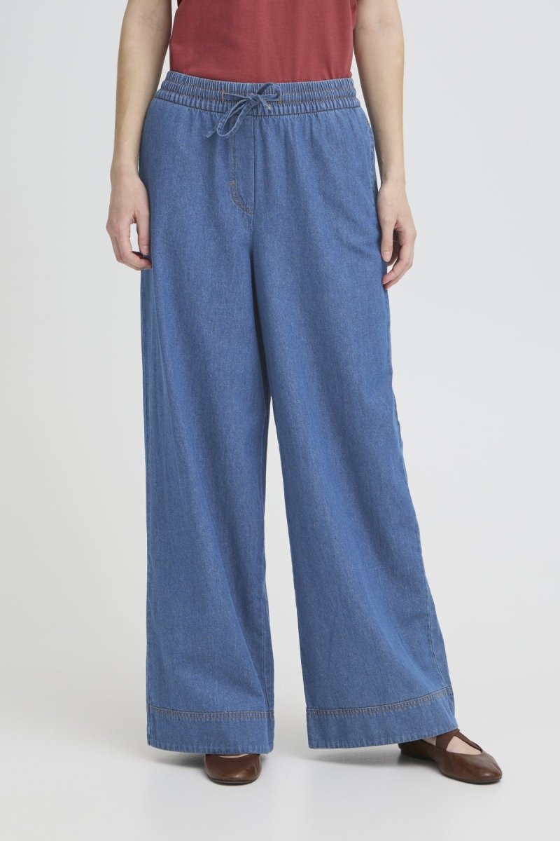 Medium Blue Jeans - Iharcher Pants 2 van Ichi