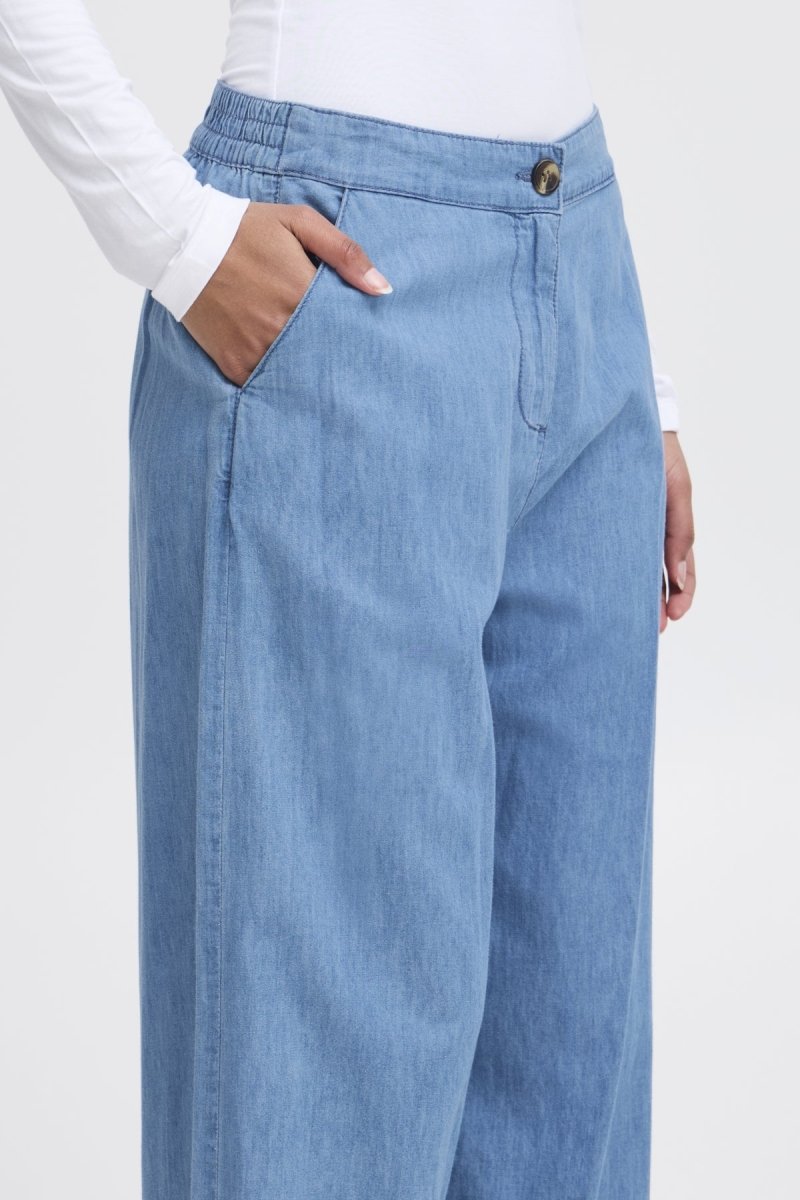 Ihbarcy Pants van Ichi – Broeken voor dames | Meisjes Brugge