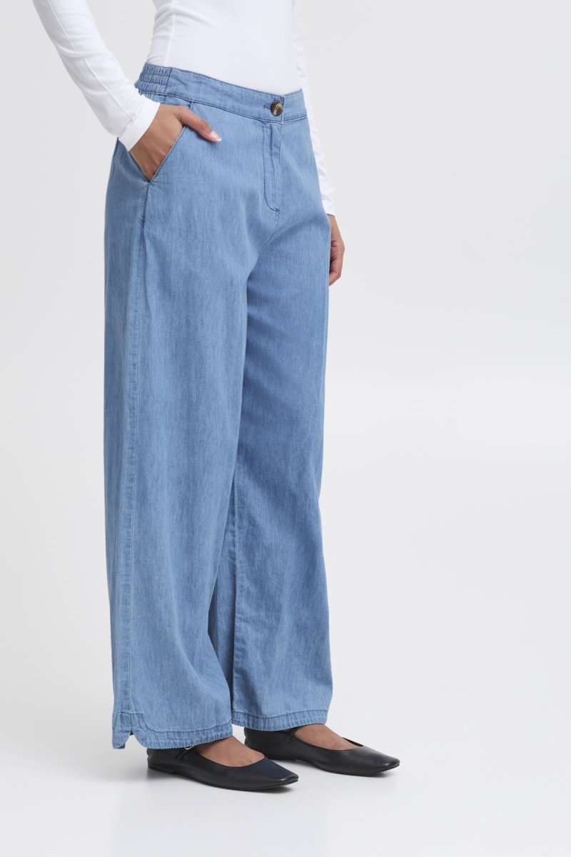 Ihbarcy Pants van Ichi – Broeken voor dames | Meisjes Brugge