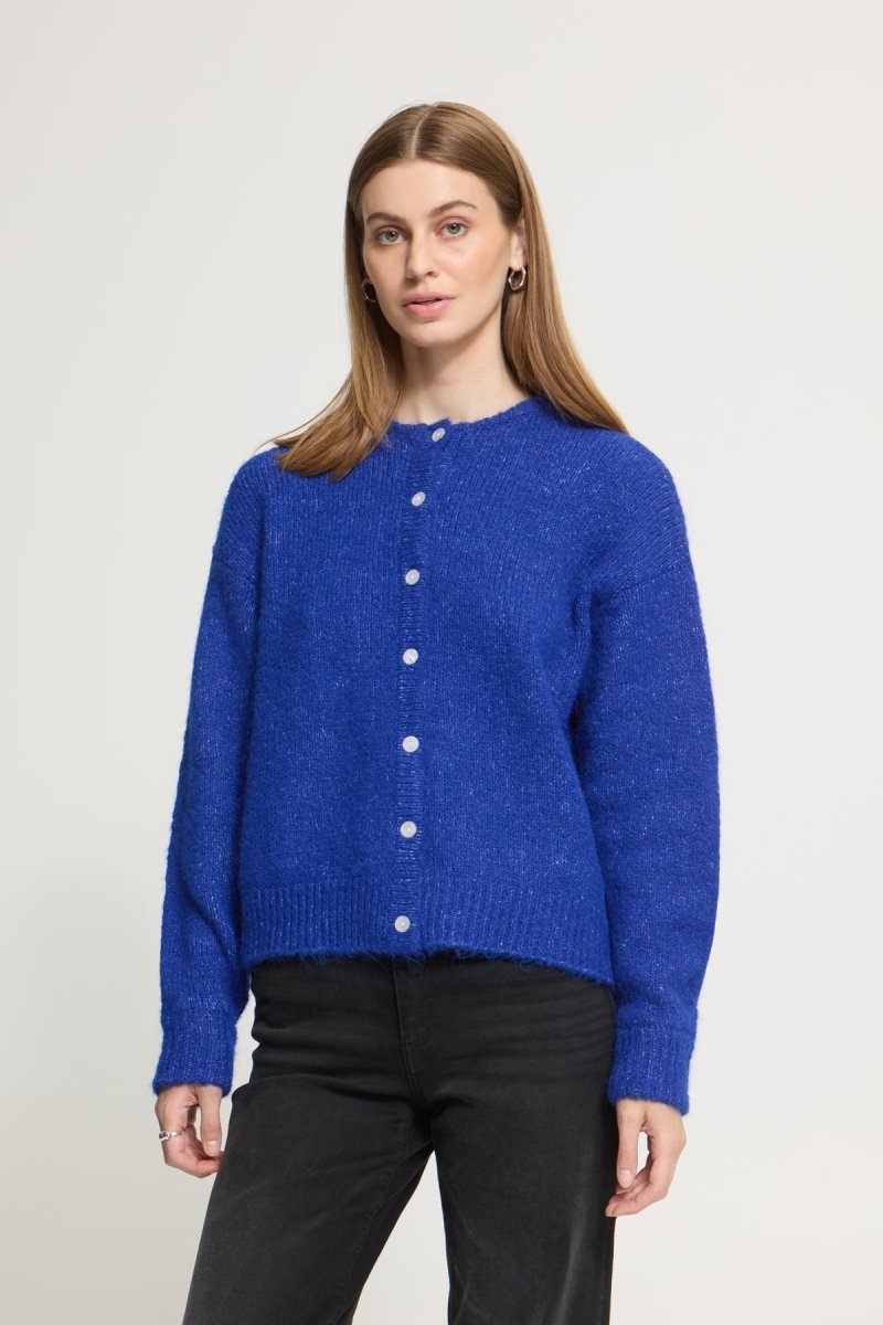 Ihbelablue Cardigan van Ichi – Cardigans voor dames | Meisjes Brugge