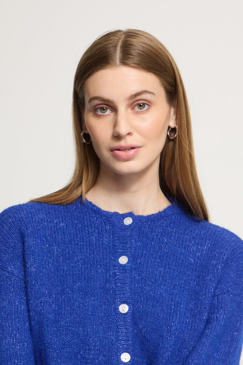 Ihbelablue Cardigan van Ichi – Cardigans voor dames | Meisjes Brugge