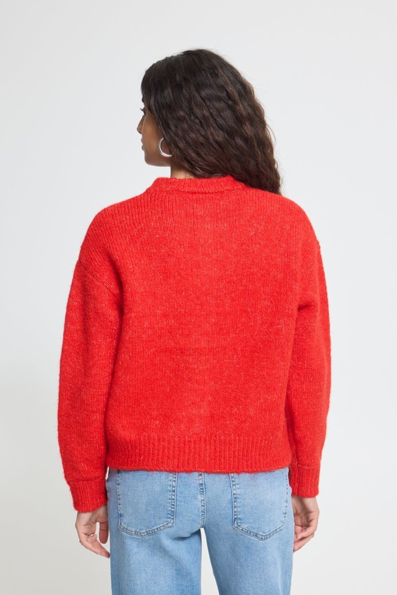 Ihbelablue Cardigan van Ichi – Cardigans voor dames | Meisjes Brugge