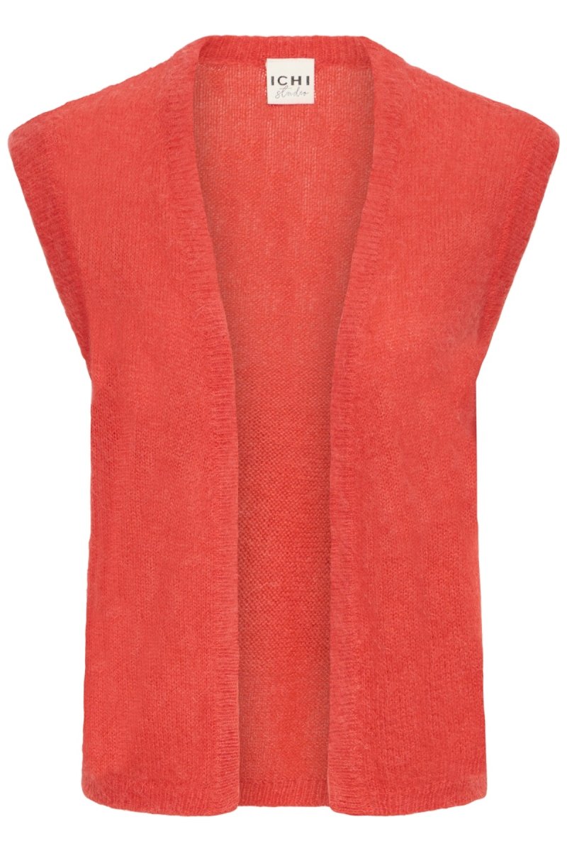 Ihblush Waistcoat van Ichi – Cardigans voor dames | Meisjes Brugge
