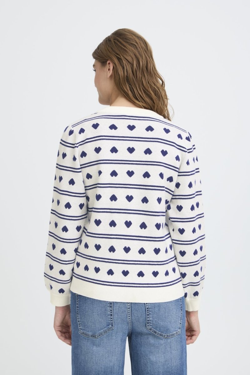 Ihbrielle Pull 7 van Ichi – Pulls voor dames | Meisjes Brugge