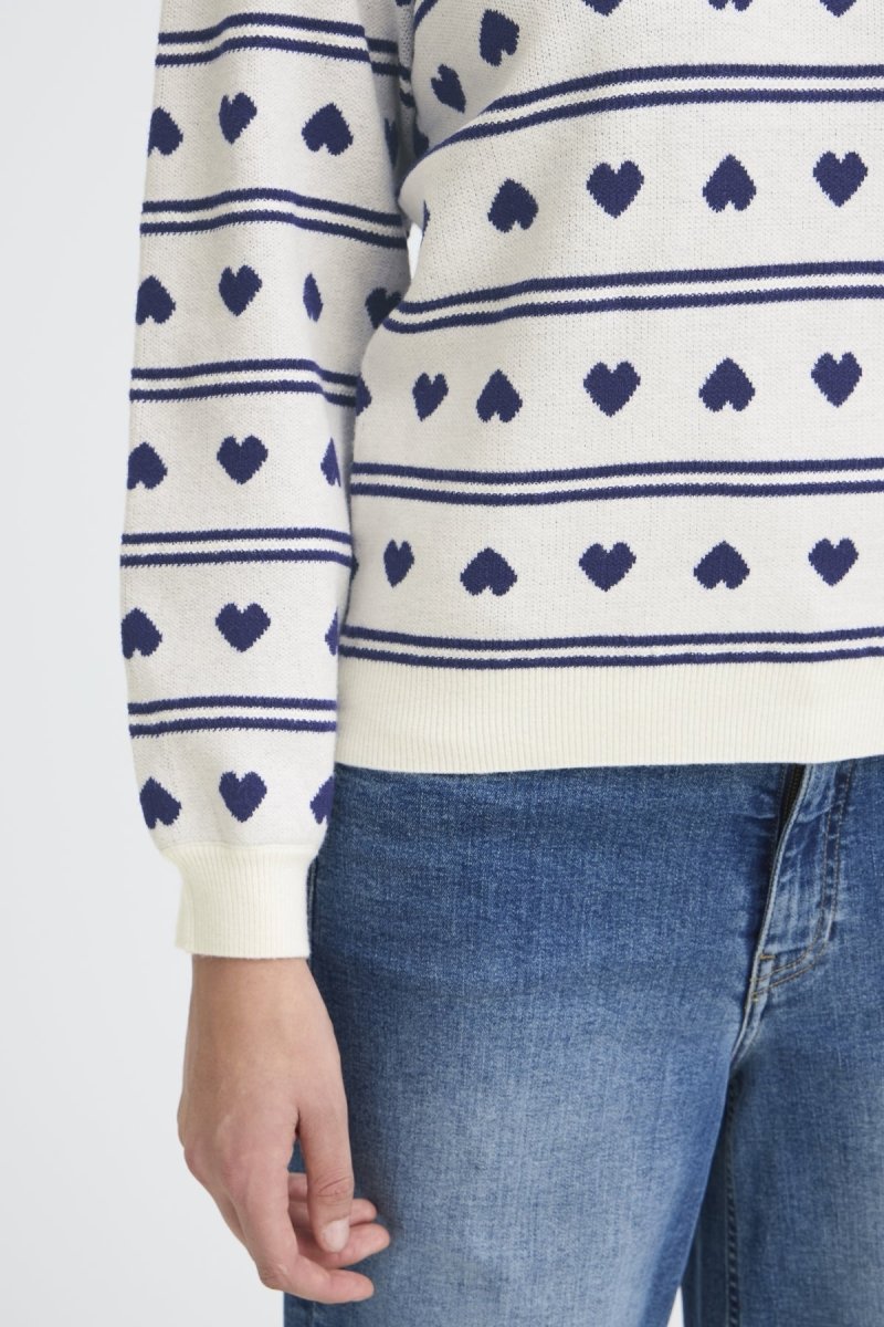 Ihbrielle Pull 7 van Ichi – Pulls voor dames | Meisjes Brugge