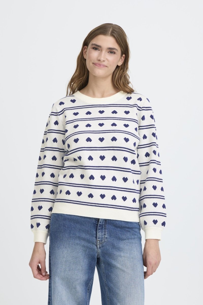 Ihbrielle Pull 7 van Ichi – Pulls voor dames | Meisjes Brugge