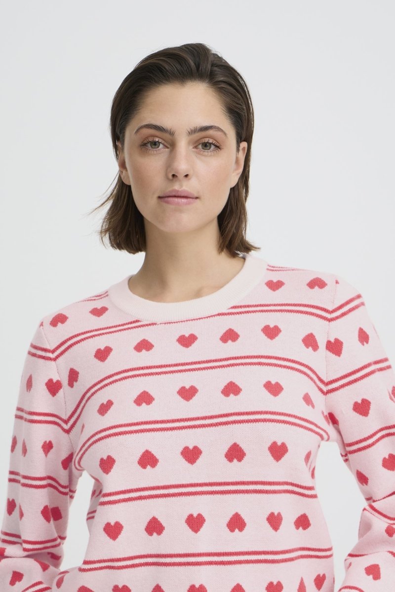 Ihbrielle Pull 7 van Ichi – Pulls voor dames | Meisjes Brugge