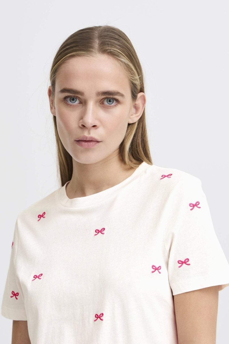 Ihcamino T-shirt - SS26 van Ichi – T-shirts voor dames | Meisjes Brugge