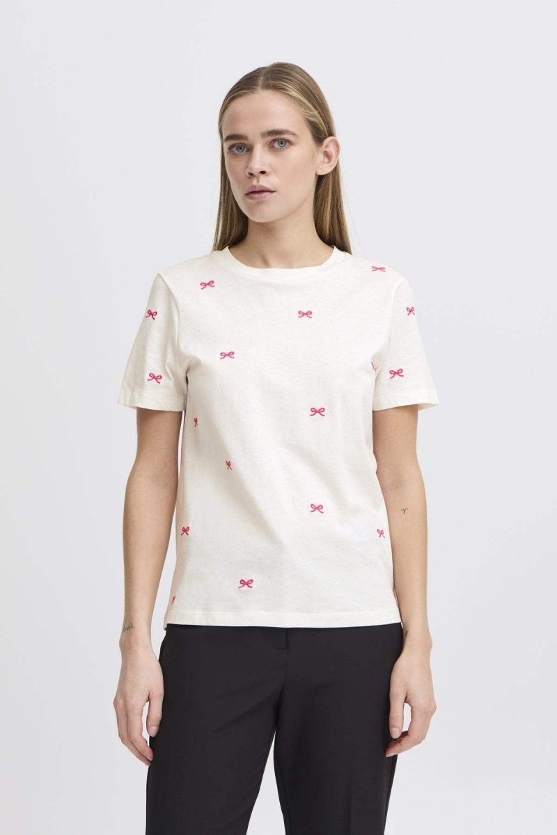 Ihcamino T-shirt - SS26 van Ichi – T-shirts voor dames | Meisjes Brugge